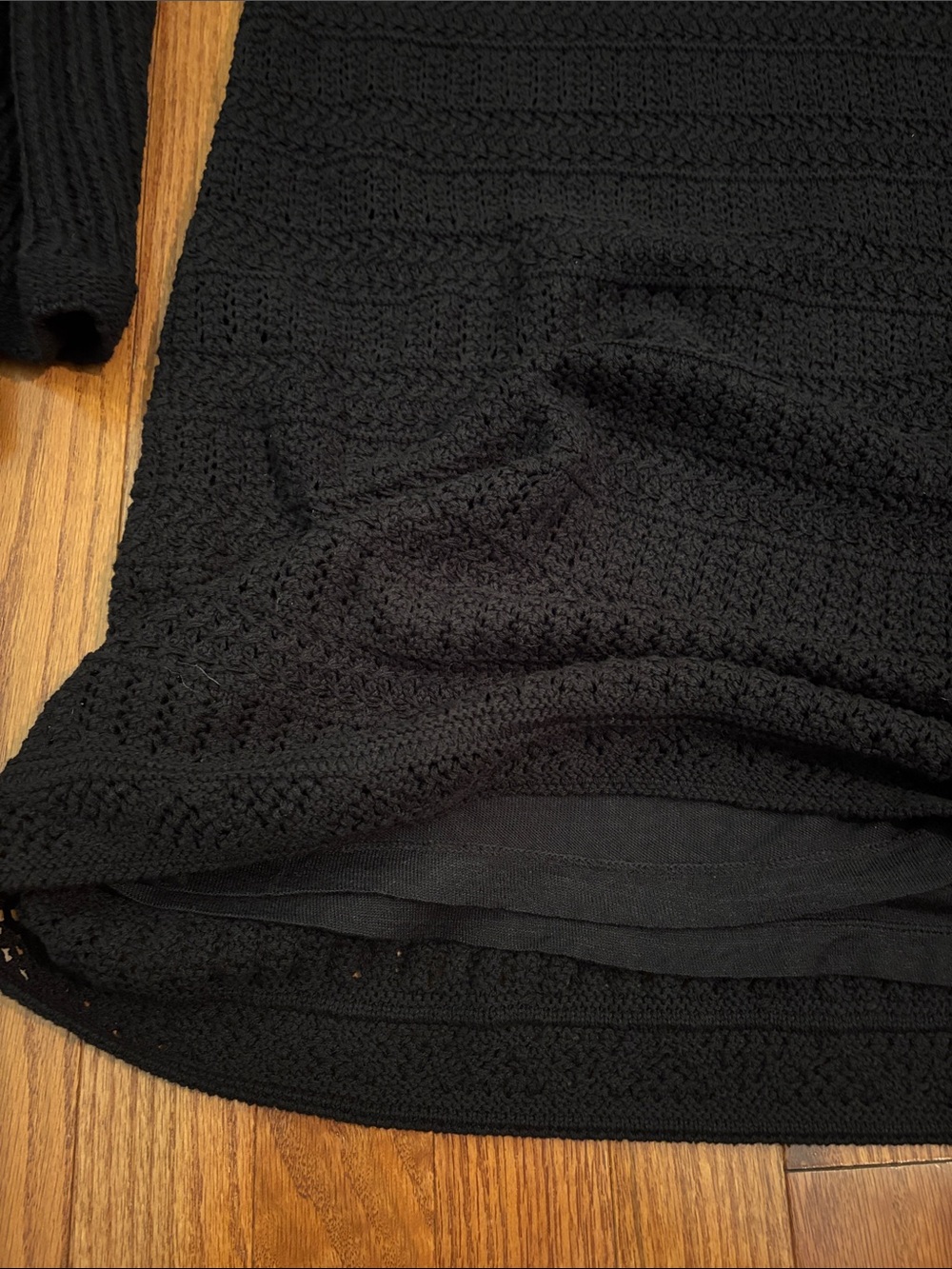 J. Jill Black Crochet Bundle - Cardigan and Dress - Size medium - Picture 6 of 16